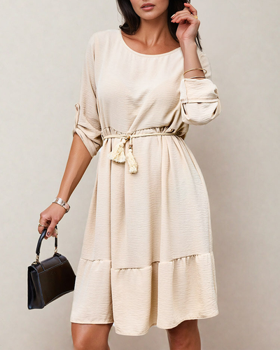 Royalfashion Ženska obleka do kolen