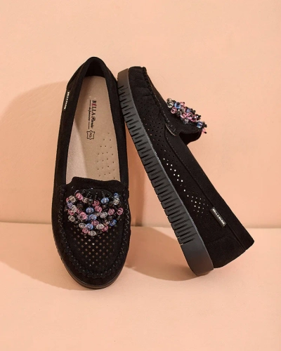 Royalfashion Women's beaded openwork mokasini Namis