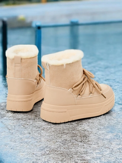 Royalfashion Ženske vezane čizme za snijeg Moniuc