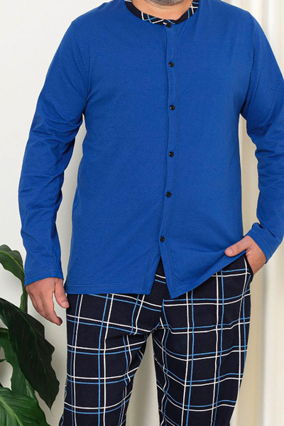 Royalfashion Moška temno siva pižama