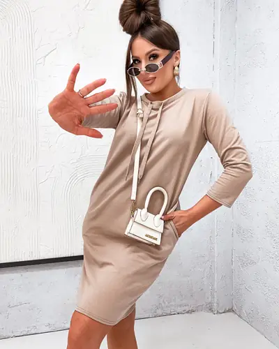 Royalfashion bomba ženskih mini oblek iz bombaža