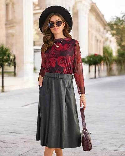 Royalfashion ženska bluza s uzorkom