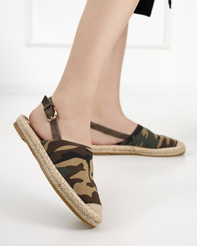 Royalfashion Espadryle z odkrytą piętą w moro Daisy