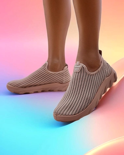 Royalfashion Ženske Slip-On Tkaninske Teniske Erra