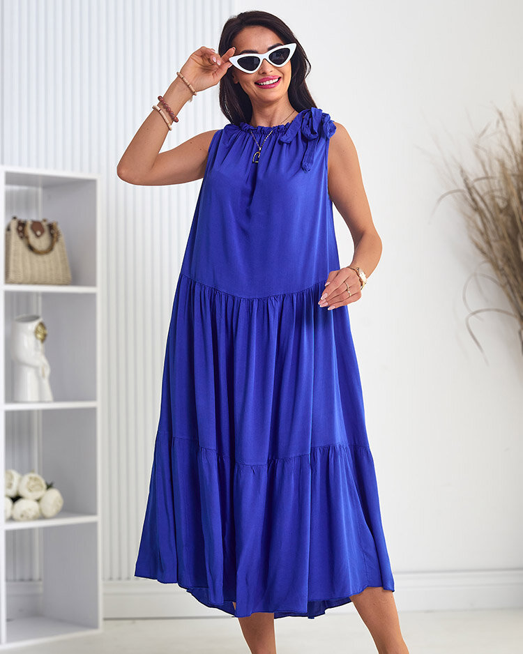 Royalfashion Ženska obleka brez rokavov