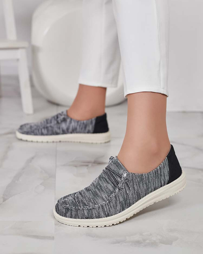 Royalfashion Ženski polpravi čevlji s čipko