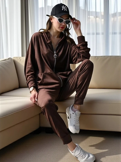 Royalfashion Damski set a'la žamet