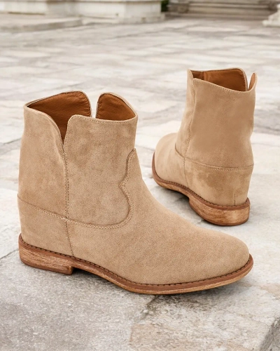 Royalfashion Čizme u kauboj stilu na prekrivenoj platformi Blueston