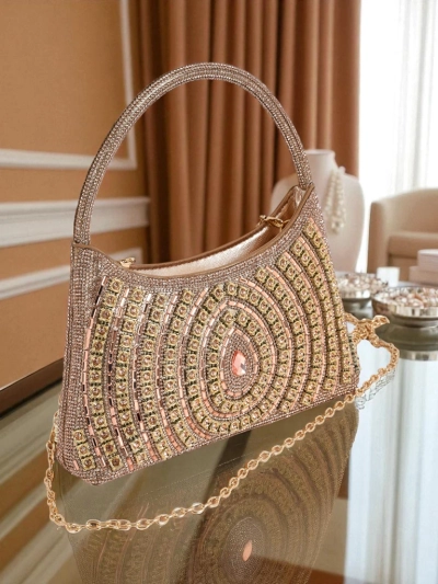 Royalfashion Ženska ročna torbica s cirkoni Sova Glint