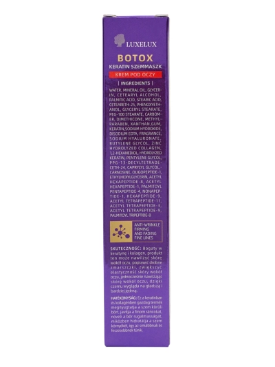 LUXELUX Hypnosia krema za oči Botox Keratin Kolagenum za oči