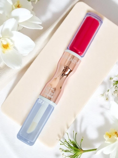 Šminka in brezbarvni lip gloss 2-v-1 Glej Fuchsia
