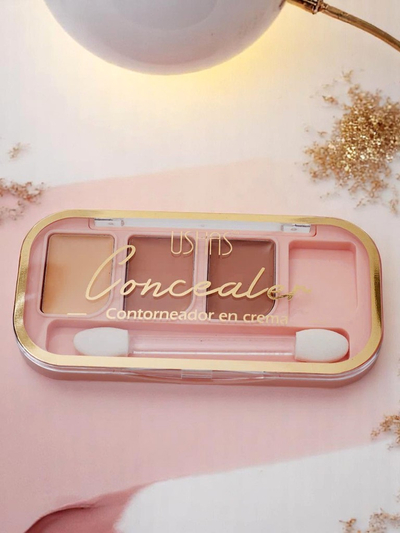 Matirajoča paleta za oblikovanje obraza 3 odtenki Bisque Chestnut