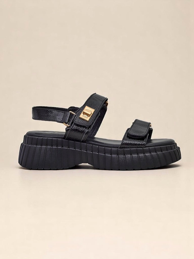 Royalfashion ženski sandali na debelejšem podplatu Aganda