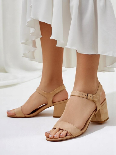 Royalfashion ženske sandale iz eko semiša Quarter