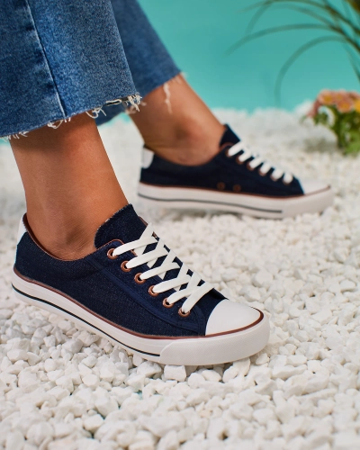 Royalfashion Navy Blue Women's Gumpy Sneakers