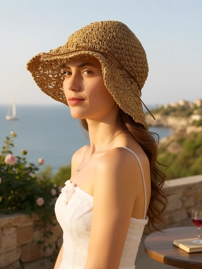 Royalfashion Ženski slamnik Whisper Bow