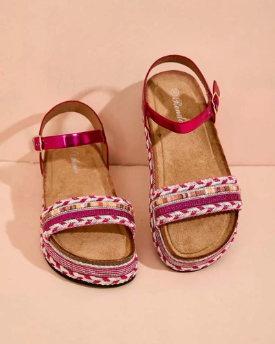 Royalfashion Ženske sandale z vezenino Mussir