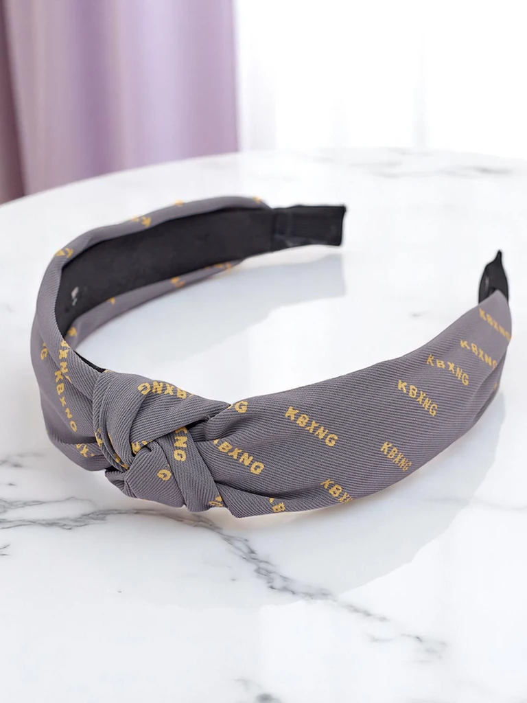 Royalfashion naglavni trak s pletenim vzorcem Grafity Boom