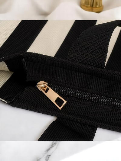 Royalfashion Torba iz blaga s črtami, za vsakodnevno uporabo