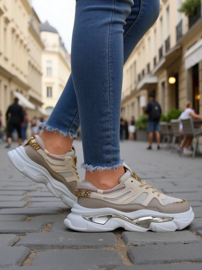 Royalfashion Ženske superge z debelim podplatom Lesalli