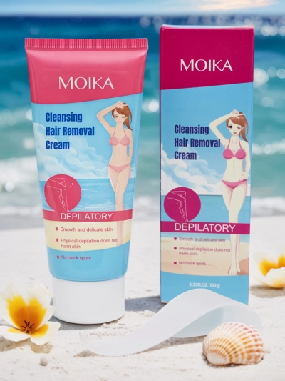 Nežna in pomirjujoča depilacijska krema za telo