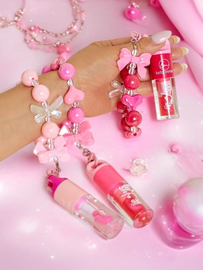 Lip gloss za otroke z zapestnico Jagoda