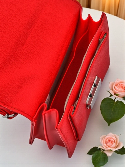 Royalfashion Ženska kuverta torbica z ročajem Amalthea Avorio