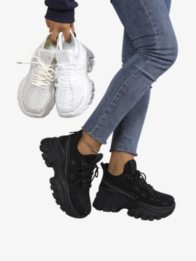 Royalfashion Ženske športne superge s kamenčki Blysco