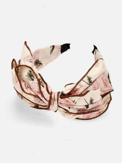 Royalfashion Naglavni trak za lase s cvetličnim lokom