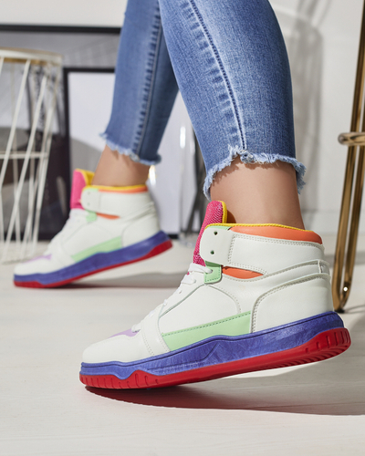 Kolorowe sportowe sneakersy damskie Aopp- Obuwie