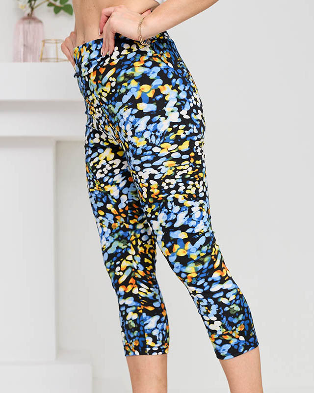Royalfashion Wzorzyste damskie legginsy 3/4