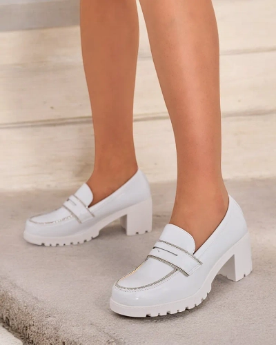 Royalfashion Ženske lakirane mokasinke Befies