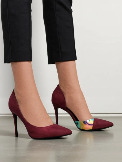 Royalfashion ženske čevlje s peto z mašnjo in holografskim vložkom Dremtru