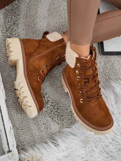 Ženski gležnarji s krznom Tessara