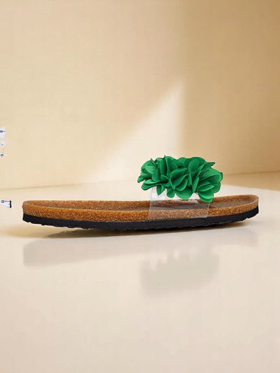 Royalfashion Ženski natikači s cvetlicami Flora Soft