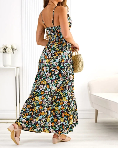 Royalfashion Ženska bombažna midi obleka