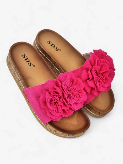 Royalfashion Ženske natikače s cvetlicami Focce