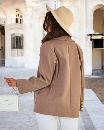 Royalfashion Ženski kratki plašč