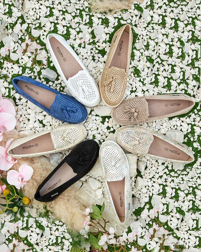 Royalfashion Ženski ažurasti mokasini Molaffa