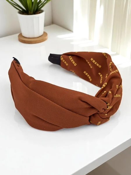 Royalfashion naglavni trak s pletenim vzorcem Laras