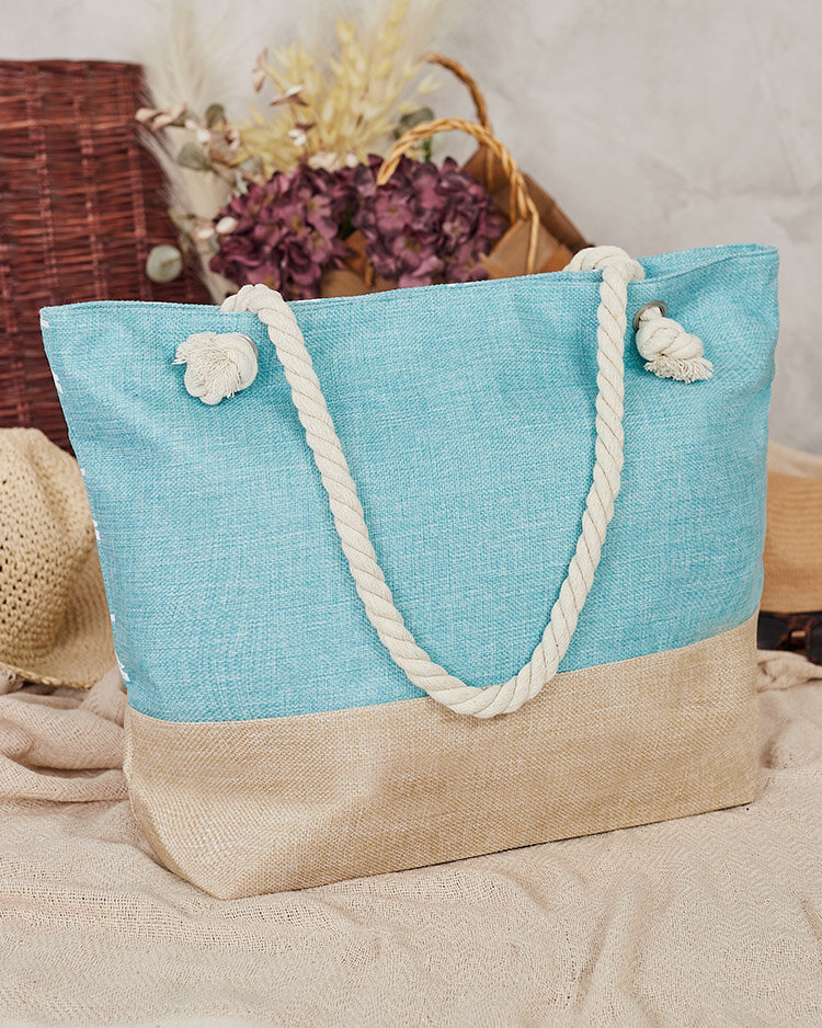 Royalfashion Torba iz blaga s prazničnim vzorcem za na ramo