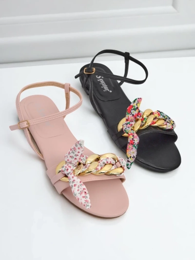 Royalfashion Ženski ravni sandali BareLuxe