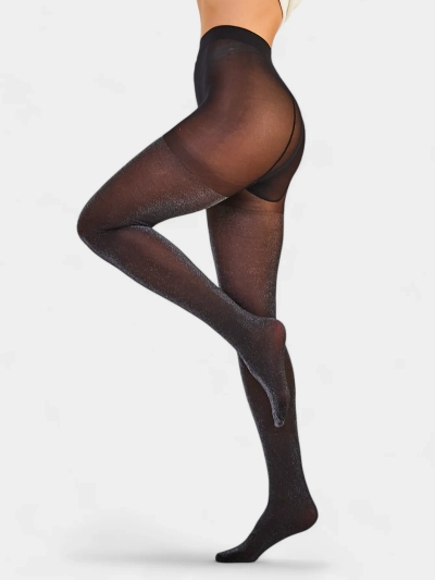 Royalfashion Ženske leggingsi s sijajem 20 DEN