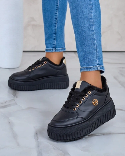 Royalfashion Ogrete ženske superge s krznom Sofi