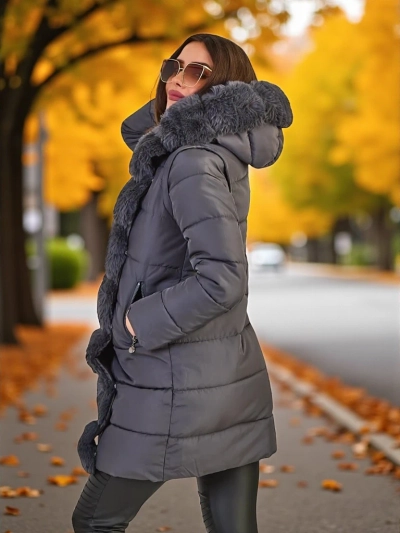 Royalfashion Ženska jakna s odvojivim rukavima