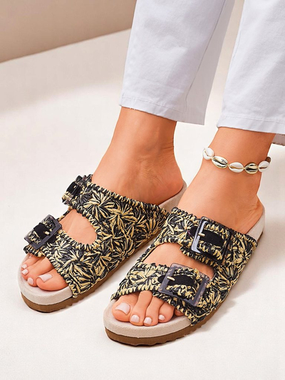 Royalfashion Ženski sandali z zaponkami Samorra