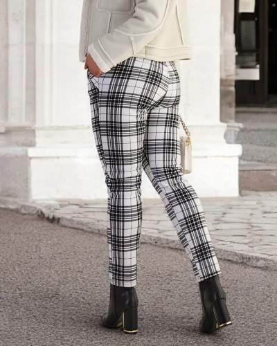 Royalfashion Segrete ženske hlače tegging PLUS SIZE