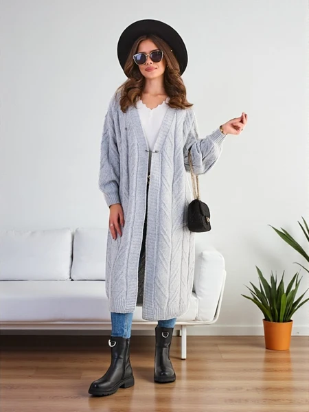 Royalfashion Ženski pleteni pulover