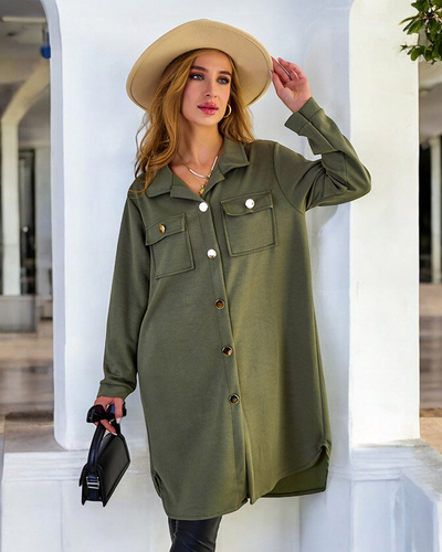 Royalfashion Ženski srajčni plašč