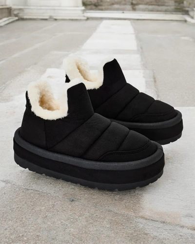 Royalfashion Ženski kratki škornji Zoeno a'la snow boots